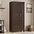Guarda Roupa 3 Portas Wind Café Touch - Demóbile - Imagem 2