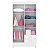 Guarda Roupa 4 Portas Astro Branco / Rosa Flex Demóbile - Imagem 5