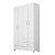 Guarda Roupa 4 Portas Astro Branco / Rosa Flex Demóbile - Imagem 1