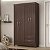 Guarda Roupa 4 Portas Astro Café Touch Demóbile - Imagem 2