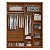 Guarda Roupa 4 Portas Attore Amendola Touch Demartêz - Imagem 4