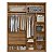 Guarda Roupa 4 Portas Attore Amendola Touch Demartêz - Imagem 3