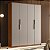 Guarda Roupa 4 Portas Attore Nogueira / Nude Prime Demartêz - Imagem 2