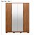 Guarda Roupa 4 Portas Attore Nogueira Touch Demartêz - Imagem 8
