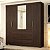 Guarda Roupa 4 Portas Cadis Casal Café Touch - Demóbile - Imagem 2