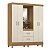 Guarda Roupa 4 Portas Capelinha Lord Amendola / Off White - Imagem 1