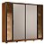 Guarda Roupa 4 Portas Laredo Nogueira / Nude Prime Demartêz - Imagem 2