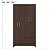 Guarda Roupa 4 Portas Lótus Solteiro Café Touch Demóbile - Imagem 7