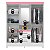 Guarda Roupa 4 Portas Pérsia Branco / Rosa Flex Demóbile - Imagem 7