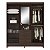 Guarda Roupa 4 Portas Pérsia Café Touch Demóbile - Imagem 3