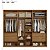 Guarda Roupa 6 Portas Atrice Amendola Touch Demartêz - Imagem 7