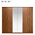 Guarda Roupa 6 Portas Atrice Nogueira Ripado Demartêz - Imagem 7