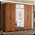 Guarda Roupa 6 Portas Atrice Nogueira Touch Demartêz - Imagem 2