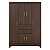 Guarda Roupa 6 Portas Ecom 2 Café Touch Demóbile - Imagem 4