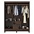 Guarda Roupa 6 Portas Flash 2 Café Touch Demóbile - Imagem 7