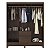 Guarda Roupa 6 Portas Flash 2 Café Touch Demóbile - Imagem 3
