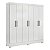 Guarda Roupa 6 Portas Prático Casal Branco Demóbile - Imagem 1