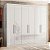 Guarda Roupa 6 Portas Venice Casal Branco Demóbile - Imagem 2