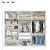 Guarda Roupa 6 Portas Venice Casal Branco Demóbile - Imagem 7