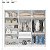 Guarda Roupa 6 Portas Venice Casal Branco Demóbile - Imagem 8