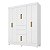 Guarda Roupa 8 Portas Munique Casal Branco Demóbile - Imagem 1