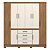Guarda Roupa 8 Portas New Realce Amendola / Off White - Imagem 3
