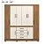 Guarda Roupa 8 Portas New Realce Amendola / Off White - Imagem 9