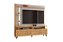 Home Theater Bancada Vega Fendi Metalic / Cinamomo Frade - Imagem 1