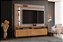 Home Theater Bancada Vega Fendi Metalic / Cinamomo Frade - Imagem 2