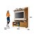 Home Theater Rack Artheo Cinamomo / Off White - HB - Imagem 8