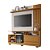 Home Theater Rack Artheo Cinamomo / Off White - HB - Imagem 1