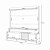 Home Theater Rack Bold Castanho / Off White - HB - Imagem 5