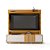 Home Theater Rack Bold Cinamomo / Off White - HB - Imagem 6