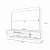 Home Theater Rack Luxor Castanho / Off White - HB - Imagem 5