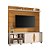 Home Theater Rack Luxor Cinamomo / Off White - HB - Imagem 1