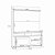 Home Theater Rack Orbis Cinamomo / Off White - HB - Imagem 5