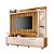 Home Theater Rack Titan Cinamomo / Off White - HB - Imagem 1