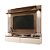 Home Theater Suspenso Cosmo Castanho / Off White - HB - Imagem 1