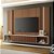 Home Theater Suspenso Empire Castanho / Off White - HB - Imagem 2