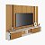 Home Theater Suspenso Empire Cinamomo / Off White - HB - Imagem 1