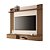 Home Theater Suspenso Solus Castanho / Off White - HB - Imagem 1
