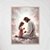 Quadro Decorativo Jesus e Menina Criança Rezando Orando Religioso - Imagem 1