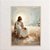 Quadro Decorativo Jesus Cristo Sentado  Religioso Cristão - Imagem 1