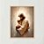 Quadro Decorativo Jesus e Menino Criança Rezando Orando Religioso - Imagem 1