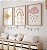 Kit 3 Quadros Decorativos Infantil Nuvem Arco Íris Sol  Quarto Menina - Imagem 2