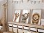 Kit 3 Quadros Decorativos Safari Animais Baby Sorrindo Quarto - Imagem 3