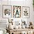 Kit 3 Quadros Personalizado com Nome Animais Safari Quarto Menino - Imagem 3