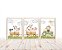 Kit 3 Quadros Animais Fazendinha Trator Quarto Menino - Imagem 2