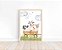 Kit 3 Quadros Animais Fazendinha Trator Quarto Menino - Imagem 3
