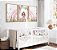 Kit 3 Quadros Fada Arco Íris Rosa Quarto Menina - Imagem 2